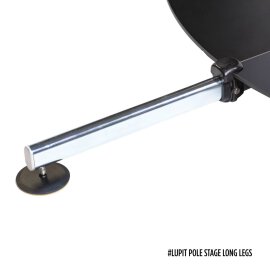 Lupit Pole Stage Long Legs Chrome 45 mm Ceiling Height 3,05 m or higher - Standard