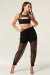 Polerina Jogpants Black Mesh XS