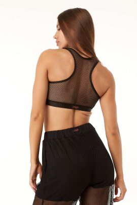 Polerina Jogpants Black Mesh M