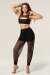 Polerina Jogpants Black Mesh M
