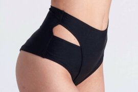 Polerina Shorts Dicentra Schwarz XS