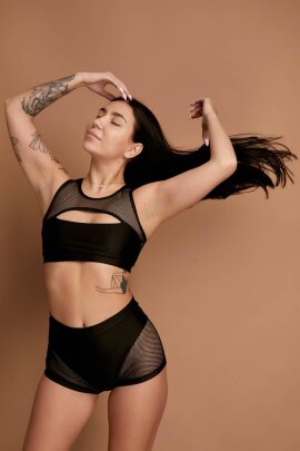Polerina Top Schwarz