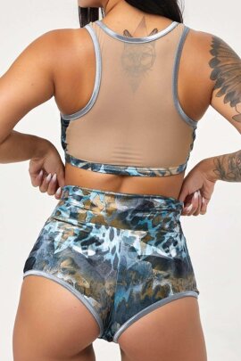 Polerina Top Cavalli Blau S