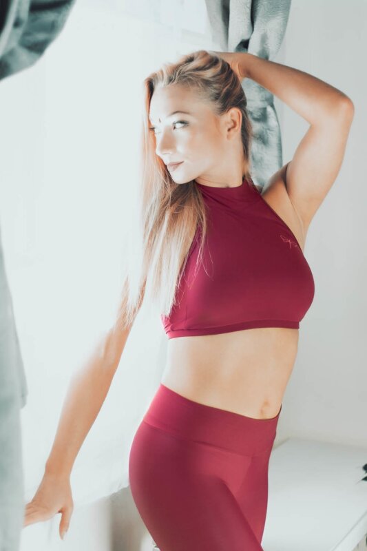 Dragonfly Top Lisette Burgundrot L