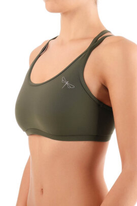 Dragonfly Top Nicole Khaki XS