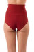 Dragonfly High Waist Shorts Betty Burgundrot L