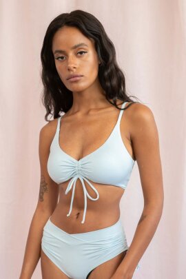 Lunalae Shorts Low Waist Layla Hellblau S