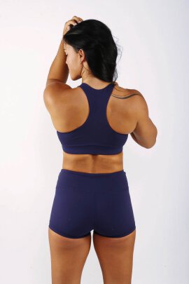Off the Pole Top Keyhole Navy Blue
