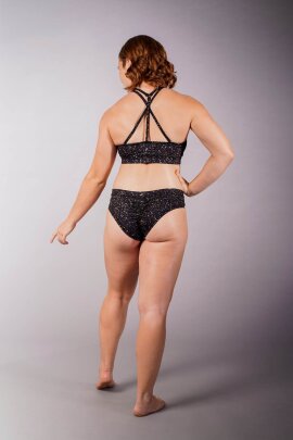 Off the Pole Shorts Classic Scrunch Black Champagne