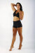 Off the Pole Top Keyhole Schwarz XS