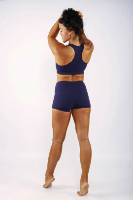 Off the Pole Top Keyhole Navy Blue XS