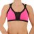 PoleFit Top Peek A Boo M/L Hot Pink / Schwarz