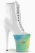 Pleaser High Heel Schutz Samt Regenbogen