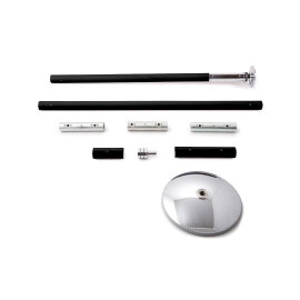 X-Pole XPert PRO (PX) Pulverbeschichtet Schwarz 40 mm...