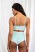 Lunalae Shorts High Waist Paris Crystal Blue XS