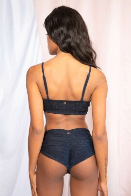 Lunalae Shorts Low Waist Paris Midnight Shine XL