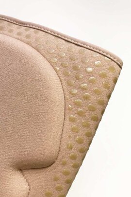 Lunalae haftende Silikon Knieschützer Beige M
