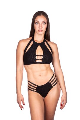 Naughty Thoughts Top Viper Schwarz XS