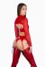 Naughty Thoughts Shrug XXX Rated See Through Red XL