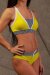 i-Style Top Gala XS Gelb / Schwarz-Weiß