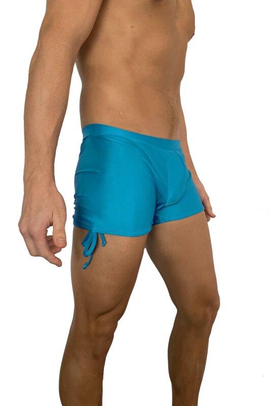 Juicee Peach Men Shorts Tie Side Blue