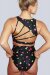 Juicee Peach Shorts Neon Stars M