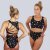 Juicee Peach Shorts Neon Stars M