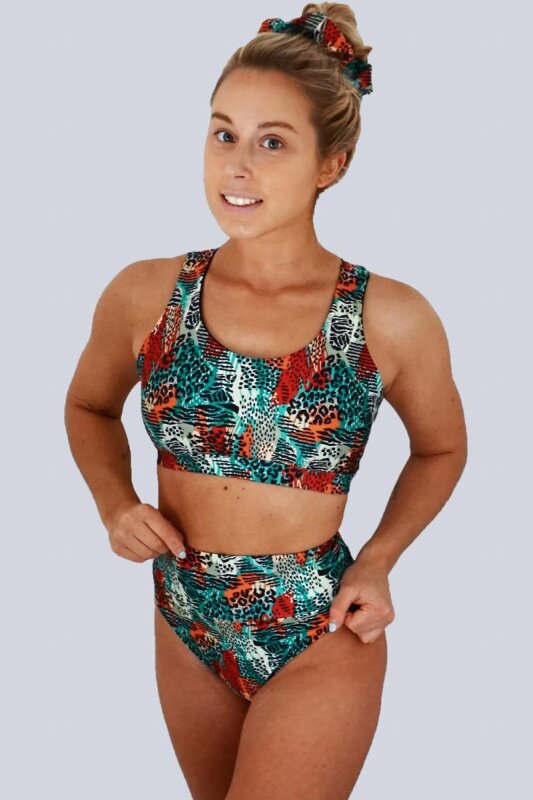 Juicee Peach Shorts Wild Jungle M