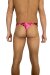 Juicee Peach Men G-String Pink Army XS