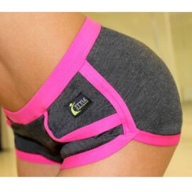 i-Style Shorts Edelweiss M Grau / Pink