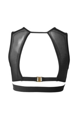 Hamade Activewear Crop Top Eyelet Mesh S