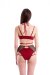 Hamade Activewear High Waist Garter Shorts Rot XS
