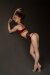 Hamade Activewear High Waist Garter Shorts Rot XS