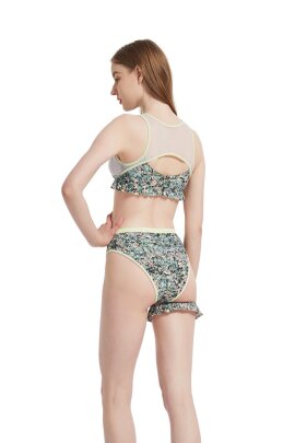Hamade Activewear Garter Shorts Floral XS