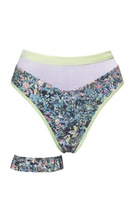 Hamade Activewear Garter Shorts Floral M
