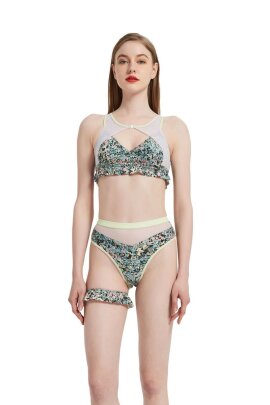 Hamade Activewear Top Dance Floral S