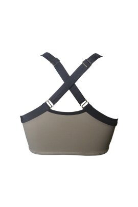 Hamade Activewear Sports Top Crossback Khaki XS