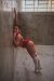 Rolling High Waist Shorts Alpha Hot Pants Rot S