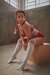 Rolling High Waist Shorts Alpha Hot Pants Rot M