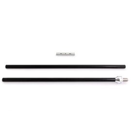 X-Pole Stage Stangenset Silikon Schwarz 45 mm B-Ware
