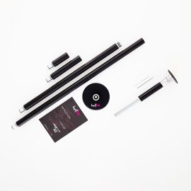 Lupit Pole Classic G2 Quick Lock 45 mm Pulverbeschichtet Schwarz 2,34 m - 2,83 m