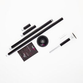 Lupit Pole Diamond G2 Quick Lock 45 mm Pulverbeschichtet Schwarz 2,34 m - 3,33 m