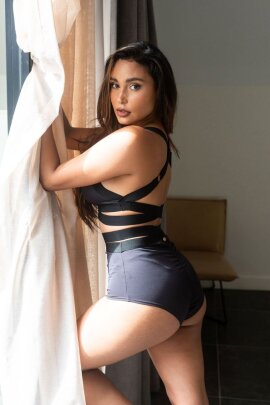 Lunalae Shorts High Waist Tara Schwarz