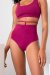 Lunalae Shorts High Waist Kimmy Magenta L
