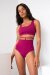 Lunalae Shorts High Waist Kimmy Magenta XL