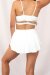 Lunalae Shorts High Waist Free Flow Weiß L
