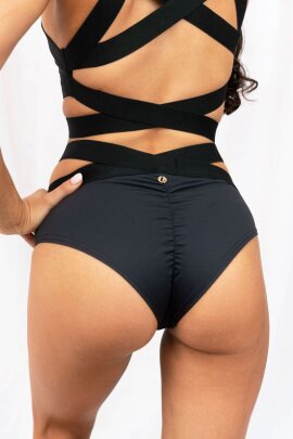 Lunalae Shorts Low Waist Tara Schwarz L