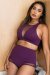 Lunalae Shorts High Waist Midnight Maulbeere XL