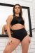 Lunalae Shorts Mesh High Waist Ella Schwarz S
