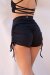 Lunalae Shorts High Waist Drawstring Schwarz S